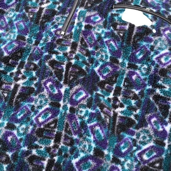 Vintage Y2K The North Face Fleece Pattern Jacket Large - Picture 15 of 16